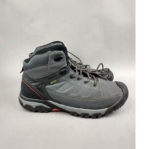 Axboxing‎ Mens Hiking Boots Grey Faux Fur Lined Winter Outdoor Shoes A1235-12 12
